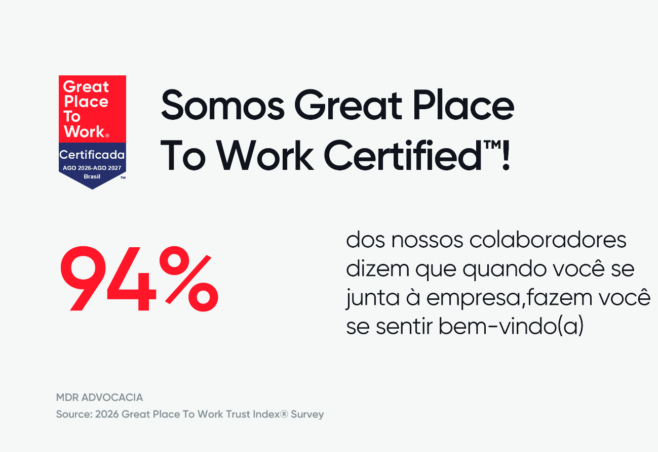 Material GPTW com índice de confiança